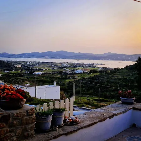 Romantic Sunset Cycladic House In Sotires * Moni Christou Dasous