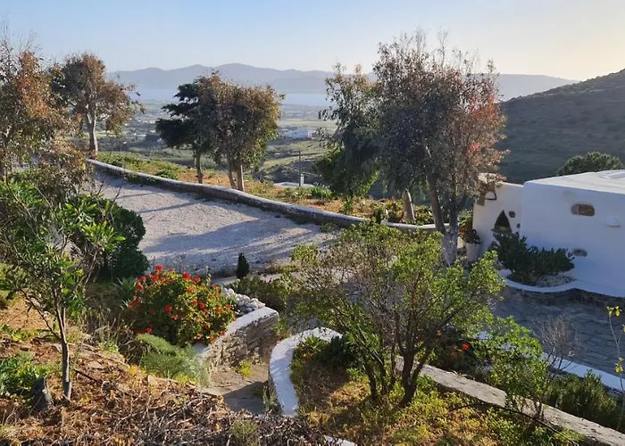 Romantic Sunset Cycladic House In Sotires 펜션 *