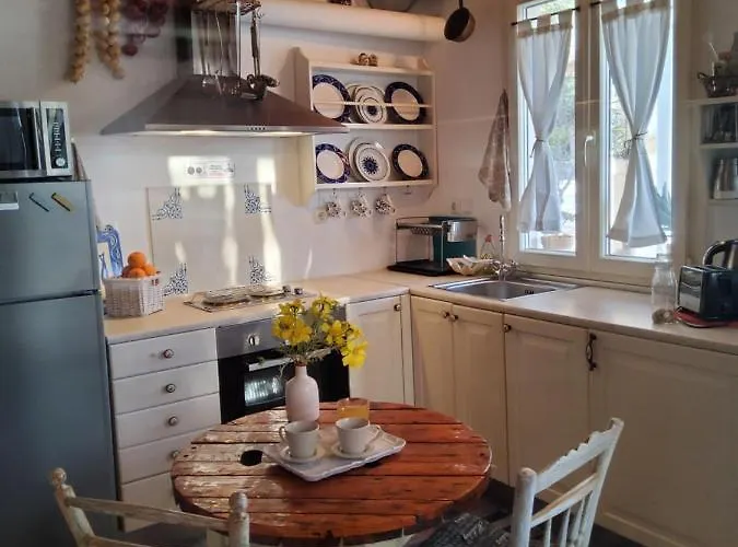 Romantic Sunset Cycladic House In Sotires 펜션