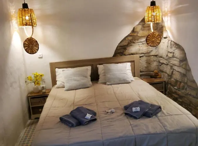 펜션 Romantic Sunset Cycladic House In Sotires