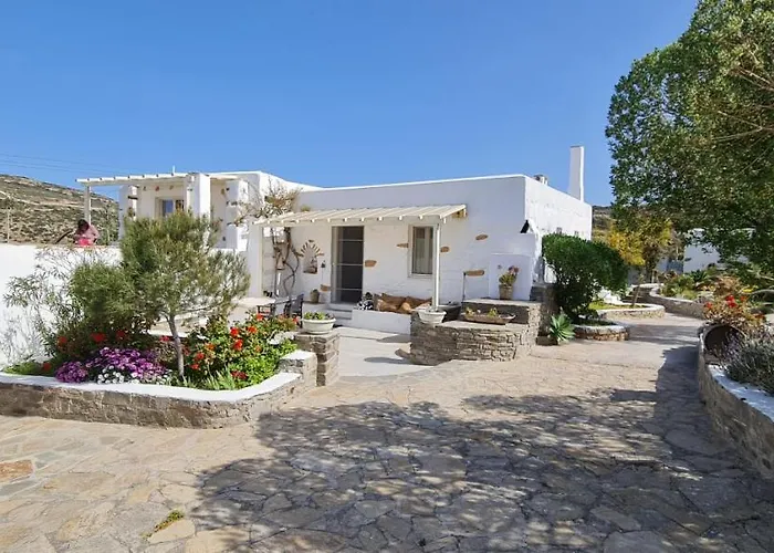 Romantic Sunset Cycladic House In Sotires 펜션 Moni Christou Dasous