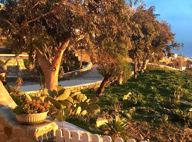 펜션 Romantic Sunset Cycladic House In Sotires Moni Christou Dasous